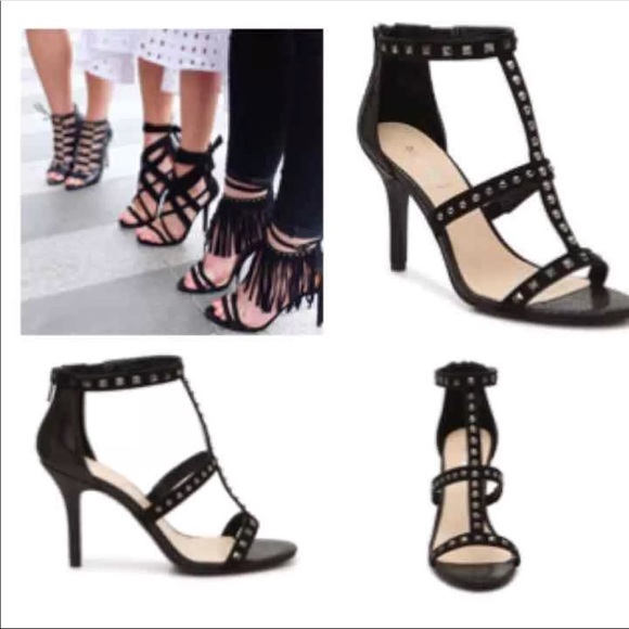 NWT NINE WEST STUDDED HEELS - size 8.5. - Picture 1 of 4